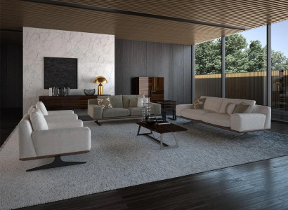 Living Room Set 6-piece Luxury Sofa Suite Modern Three-Seater Sofa Designer Upholstery