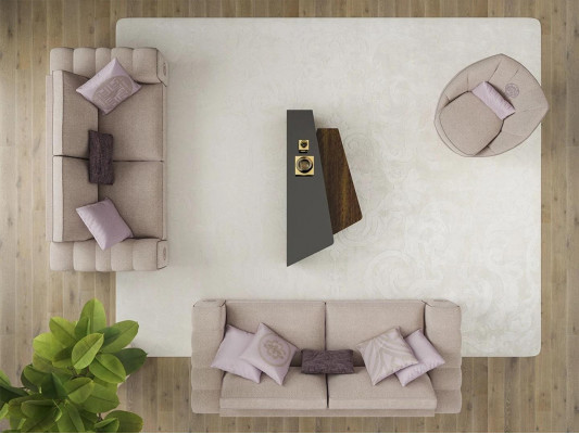 Luxury Furniture Sofa Set Complete with Coffee Table Living Room Set 5 Pieces