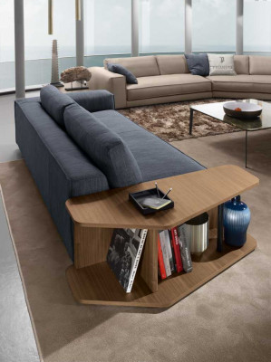 Sofas Room Furniture Three-Seater Design Three-Seater Couch Upholstered Sofa Blue Prianera