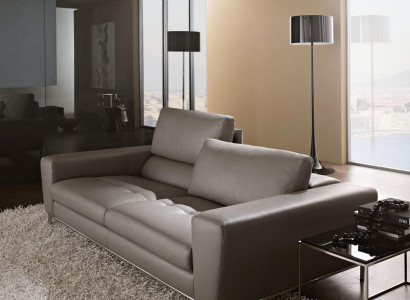 Leader three-seater luxury sofa 3 seat sofas seating design couch furniture gray Prianera
