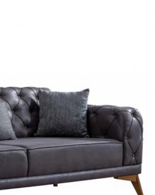 Sofa Upholstered Furniture Style Classic Sofa 3+2+1 Chesterfield Comfortable Set New