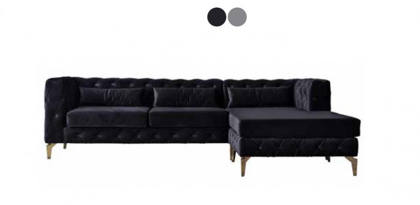 Luxurious living room sofa L-shape Comfortable sofa L-shape New