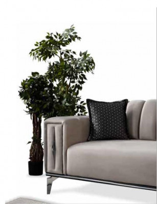 Comfortable Set 3+1 Cushion Luxury Set Modern Style Set Color Beige For Living Room