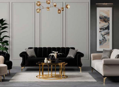 Soft luxury armchair 1 seat comfortable living room chair in modern style new