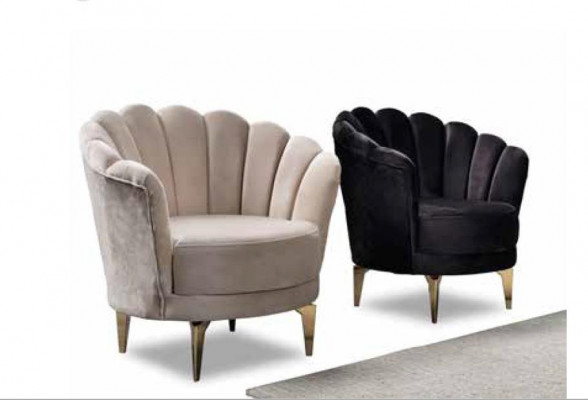 Soft luxury armchair 1 seat comfortable living room chair in modern style new