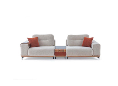 Stylish 3-Seater With an Inset Table Designer Living Room Sofas