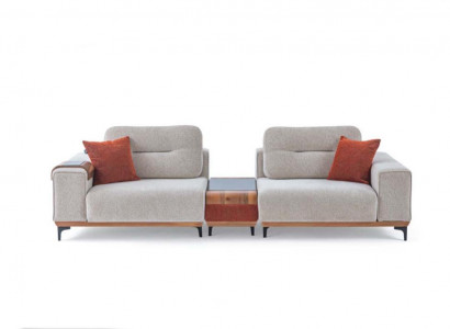 Stylish 3-Seater With an Inset Table Designer Living Room Sofas