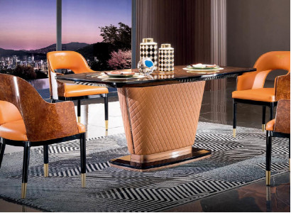 Chair Set 4x Chairs Leather Upholstery Solid Wood Dining Room Seating Furniture
