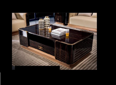 Elegant design coffee table side table classic living room table wood