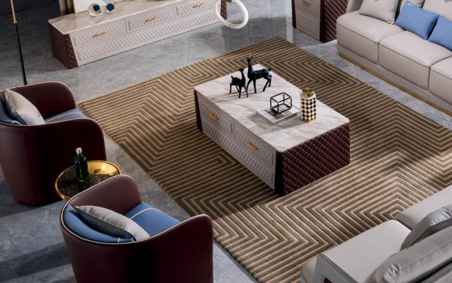 Wooden table table coffee table side table sofa design living room high gloss 130x70
