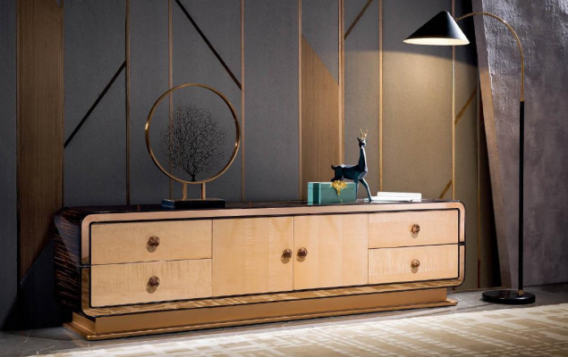 Design dresser cabinet sideboard modern style living room dressers