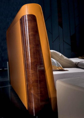 Wood Bed Beds Bedroom Hotel 180x200 Style Solid Furniture Orange
