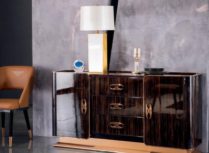 Modern wooden chest cabinet sideboards 160cm XXL low boards