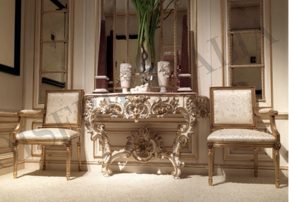 Console table coffee table couch wood table antique style side table console new