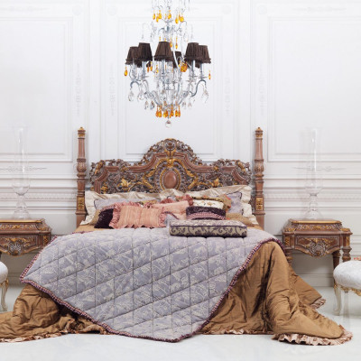 Chesterfield bed furniture beds Italian furnishings double bed luxury Italy