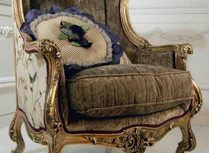 Armchair Library Chair Wingback Armchair Upholstery Italian Furniture Luxury Chairs New