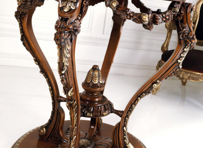 Dining table antique style solid wood furniture Italian dining tables table wood tables