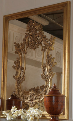 Luxury Mirror Baroque Rococo Wall Mirror Italian Furniture Little Mirror