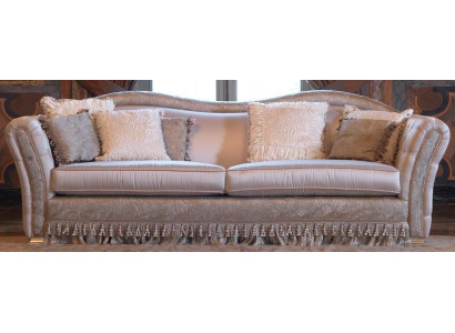 Chesterfield Classic Three-Seater Sofa Upholstered Sofa Textile Sofa 3 Seater New
