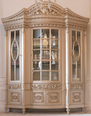 Showcase glass cabinet, solid wood sideboard, display cabinet, living room furniture, solid wood.