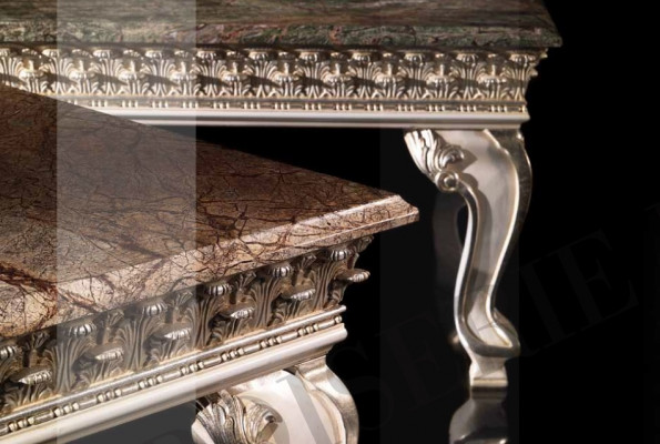 Coffee table table side table living room table wood royal side baroque tables