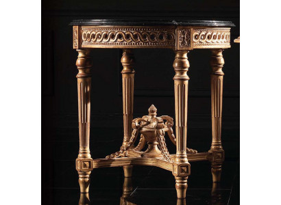 Coffee table table living room table wood royal side baroque furniture side table
