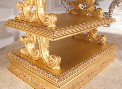 Side table, solid wood, Baroque Rococo coffee table, side tables, classic furniture