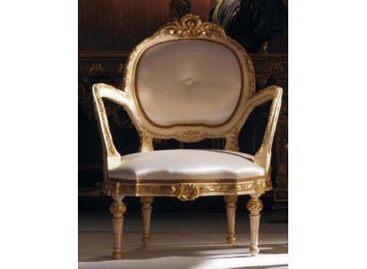Dining room chair armchair upholstery furniture classic Italian furnishing throne new