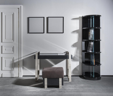 Secretary, makeup table, luxury high-gloss desk, Italian tables