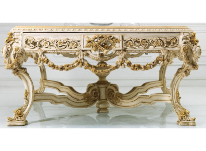 Dining table, dining room, real wood, living room furniture, antique style, table, tables, Italy