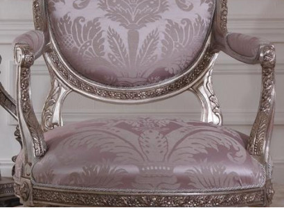 Chair seat cover designer textile 1-seater sofa upholstery material wood classic