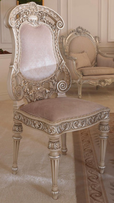 Dining room chairs wood luxury armchair chair white living room Italian furniture new