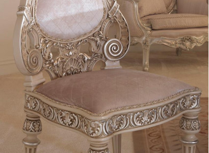 Dining room chairs wood luxury armchair chair white living room Italian furniture new