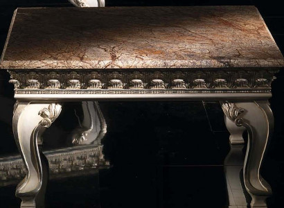 Luxury coffee table side table wood furniture classic tables baroque rococo table