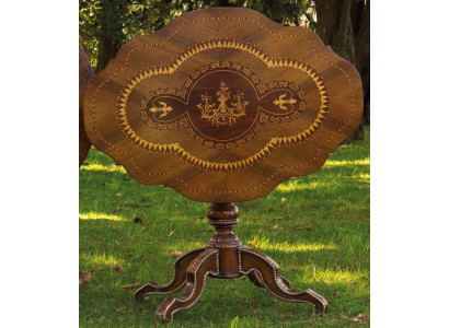Dining table round table folding solid wood tables Italian furniture dining room new