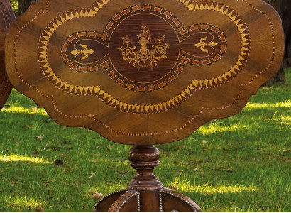 Dining table round table folding solid wood tables Italian furniture dining room new