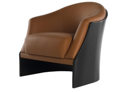 Armchair Living Room Chair Wood Dining Room Armchair Chairs Single-Seater Leather Italy New