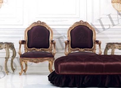 Coffee table side table living room table wood royal side baroque rococo
