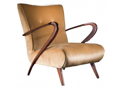 Living room chair study wood luxury furniture designer wood chairs relax new