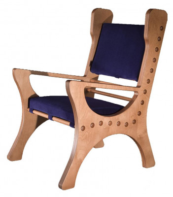 Dining Room Chair 1-Seater Armchair Wood Luxury Class Baroque Rococo Design Furniture New