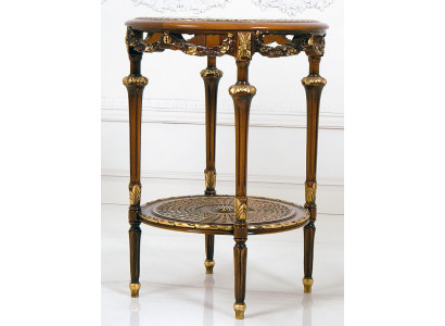 Side table Baroque Rococo coffee table solid wood furniture tables Italy new