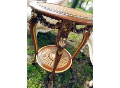 Wooden table, cocktail table, side table, coffee table, tables, baroque, new.
