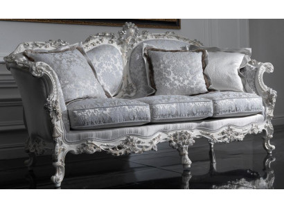 Chesterfield classic three-seater sofa living landscape fabric sofa 3-seat couch