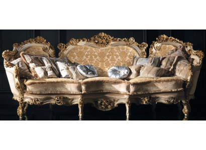 Living room sofas couch upholstery design fabric wood exclusive sofa 3 seater new