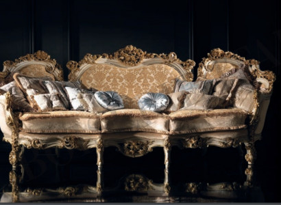 Design Sofa 4-Seater Sofas Textile Design Italian Furniture 4-Seater Couch Upholstery
