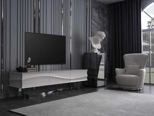 Villa Furniture European Furniture Living Room Set Sofa Suite 3-piece.
