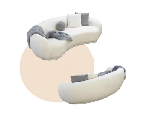 Living room three-seater couch design furniture furnishing upholstered couches