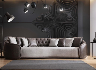 Luxury Bank Sofa Couch Living Room Office Furniture Textile Sofas 3-Seater