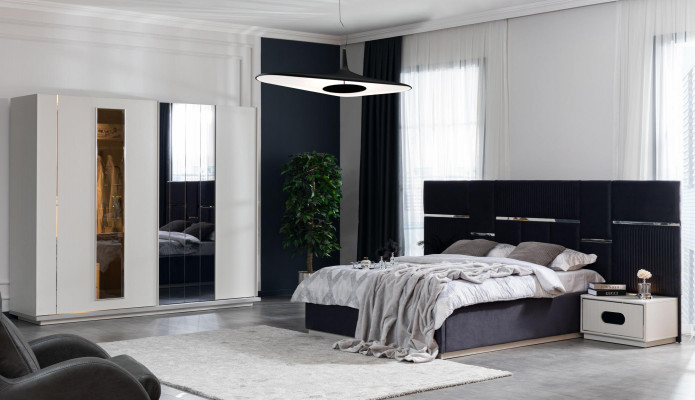 Wardrobe Luxury Cabinets Closet Wood Furniture Bedroom 250cm