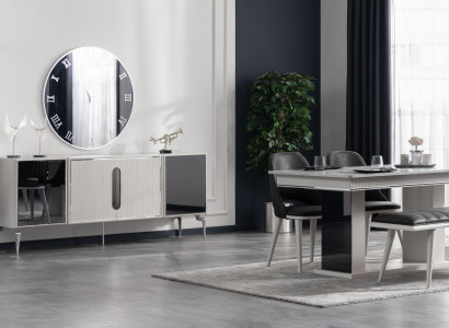 Luxury Sideboard Design Cabinet Dressers Buffets Cupboard Mirror 2-piece.